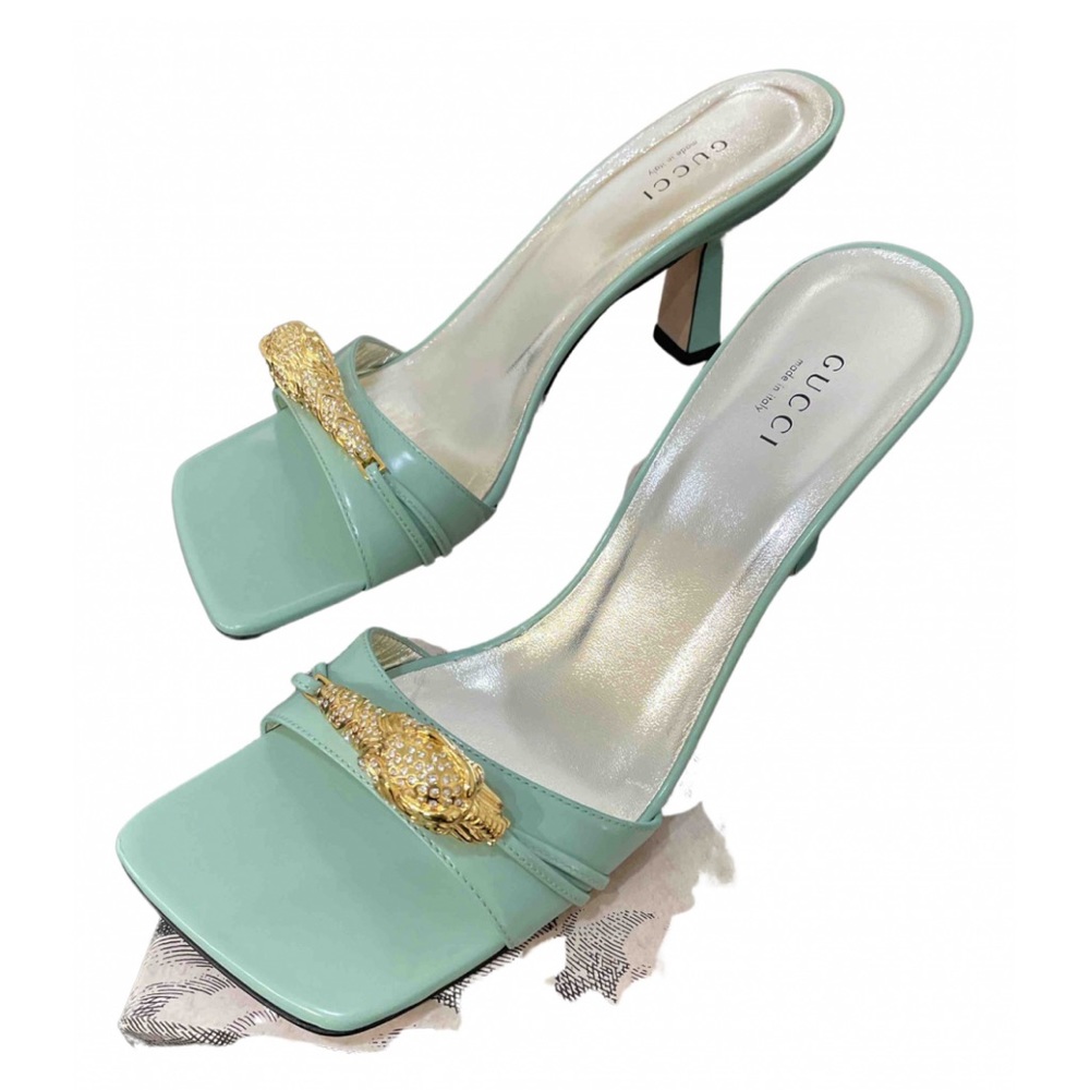 Gucci 38.5 IT mule slip on sandals